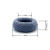 12PCs Large Thick Cotton Hair Bands Seamless Ponytail Holders Headband for Heavy and Curly Hair, Hair Ties for Women view 2