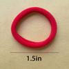 100Pcs Thick Hair Ties Seamless Cotton Hair Bands Elastics Ponytail Holders No Damage Hair Ties Diameter 1.5 inch for Women Girls Kids Toddler Thick Hair Chinese New Year view 2