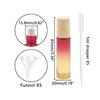 Kesell 10pcs 10ml Roll on Bottle Refillable Red-yellow Gradient Bottle Perfume Container Mini Essential Oil Roller Bottles with Plastic Cap for Essential Oil Perfumes view 2
