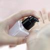 30ml/1oz Frosted Glass Lotion Bottle,4 Pcs Square Liquid Foundation Bottle Cosmetic Cream Bottle Travel Essence Emulsion Packaging Container With Pump Head (black) view 3