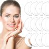 Syhood 12 Pieces Silicone Eye Wrinkle Pads Anti Aging Silicone Pads Reusable Reduce Skin Wrinkles Under Eye Patches Cleavage for Mouth and Eyes(Transparent) view 1
