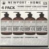 4 Bottles, Newport + Home Hand Soap, 2 Rosemary Mint, 2 Wild Lavender 16oz, Infused with Essential Oil, By Home & Body Co view 1