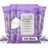 BeautyFrizz Lavender Face Wipes - 240 pcs - Gentle Makeup Remover Wipes for Women - Facial Cleansing Wipe with Aloe, Castor, Vitamin A and E - Extra Soft - Moisturizing view 1
