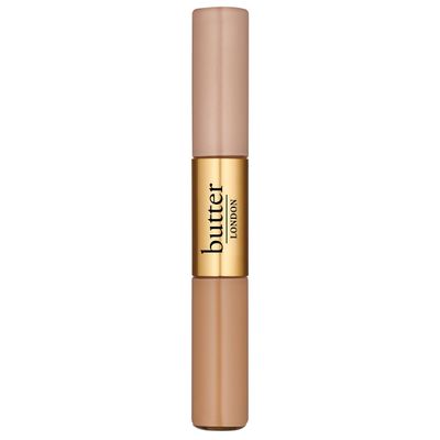 butter LONDON LumiMatte 2-in-1 Concealer & Brightening Duo, Under-Eye Brightener, Light to Medium Coverage, Lightweight Formula, Cruelty-Free, Oil Free- Tan, 1 Count (Pack of 1)
