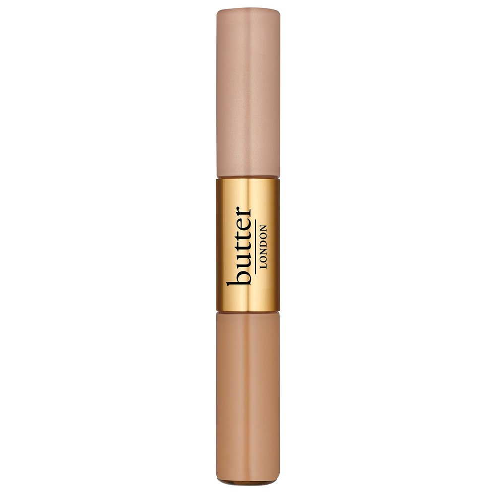 butter LONDON LumiMatte 2-in-1 Concealer & Brightening Duo, Under-Eye Brightener, Light to Medium Coverage, Lightweight Formula, Cruelty-Free, Oil Free- Tan, 1 Count (Pack of 1)