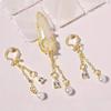 heiyun Ring 3D Diamond Charms Metal Manicure Nail Rhinestones Pendant Chain Nail Zircon DIY Nail Art Decorations(K8-1679) view 1