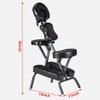 Master Massage Bedford Portable Lightweight Massage Chairs with Carrying Case Bag (Coffee) view 2