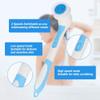 Electric Body Brush for Exfoliating and Massage, Color You Electric Bath Brush Body Scrubber Shower Brush with Long Handle, Soft Silicone Spinning Skin Brush with 4 Spin Brush Heads for Man and Women view 4