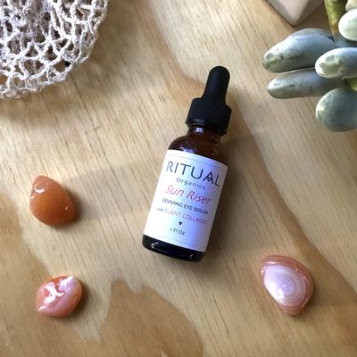 Sun Riser Reviving Eye Serum with Plant Collagen > Vegan > Palm-Free