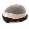 Mens Toupee, Hairpieces Human Hair Replacement System for Men Hairstyle, Fine Mono NPU Male Unit 7x10#1B view 4