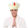 Cabilock 1pc Coral Fleece Quick Dry Hair-Drying Cap Cute Cartoon Yellow Towel Hat for Women and Boys and Girls Absorbent Shower Turban for and Hair for Spa and Bath Use view 4