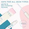 FEG Eyebrow Enhancer Growth Serum for Thicker Brows | Natural Brow Enhancing Serum for Growing and Thickening Eyebrows | Stimulates Natural Growth | 2-Pack of 3ml Tubes view 4