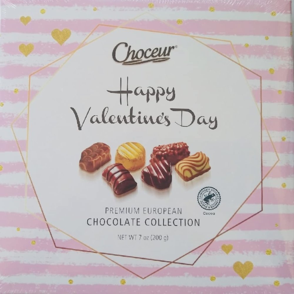 Choceur Premimum Euorpean Chocolate Collection Happy Valentinue's Day 7oz (200g) (Limit Edition) For Facial Care, Hair Care, Scalp Care Products_AB