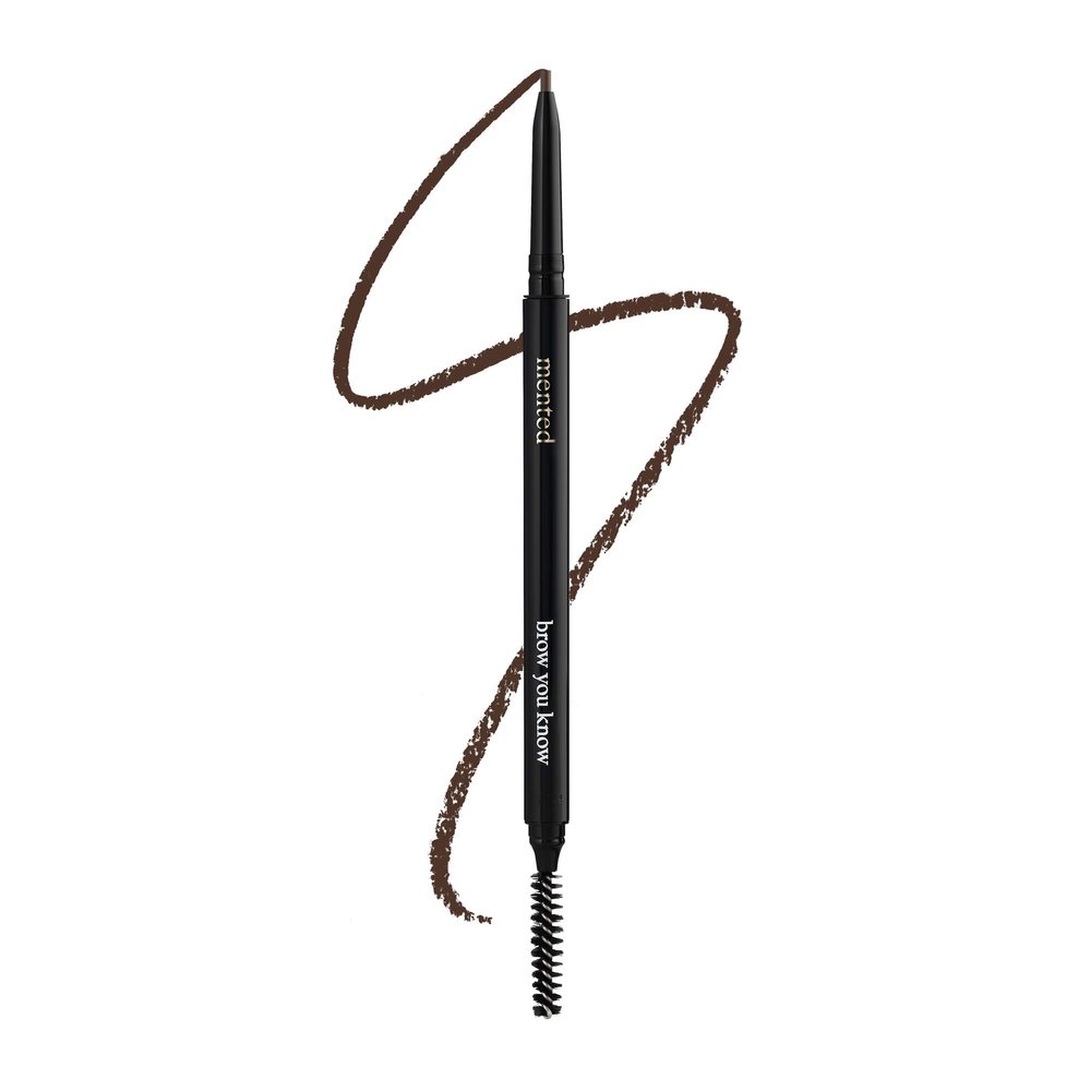 Waterproof Eyebrow Pen with Brush, Brow Pencil & Lash Spoolies for Eyelash Extensions, Eye Brow Pencils for Women, Eyelash Brush & Spoolie Combo, Eyebrow Makeup Tool Set, Brow You Know (Light Brown)