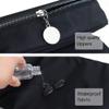 YUESI Rolling Makeup Brush Bag, Cosmetic Brushes Organizer for Women Portable Travel Bag (Black) view 4