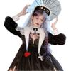 osseoca Light Gray Dark Gray Cosplay Lolita Long Curly Hair 28 INCH Girls Harajuku High Temperature Silk Crazy Party COS Wig view 2