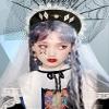 osseoca Light Gray Dark Gray Cosplay Lolita Long Curly Hair 28 INCH Girls Harajuku High Temperature Silk Crazy Party COS Wig view 3
