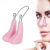 AKOAK 1 Pack Nose Shaper, Nose Plastic Clip, Painless Lifting Nose Straightener, Soft and Safe Silicone Nose Plastic, Nose Lifting Clip Beauty Tool for Women and Men (Pink) view 2