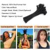 0.6 Thickness 100% Real Human Hair Dreadlock Extensions 8 Inch 60 Strands,Loc Extensions Human Hair Permanent Dread Extensions for Women/Men Full Handmade Permanent Dreadlock Extensions Natural Black view 4
