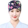Fassave Women's 2Pcs Working Buttons Ribbon Tie, Adjustable Ponytail Sweatband Long Hair Cap, Color 10, Large view 3