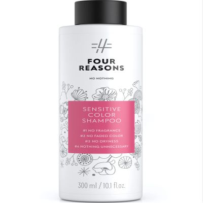 No nothing Sensitive shampoo for color treated hair - Fragrance Free - Hypoallergenic, Vegan, Paraben Free - Unscented Shampoo for Sensitive Scalp and Skin 10.15 oz