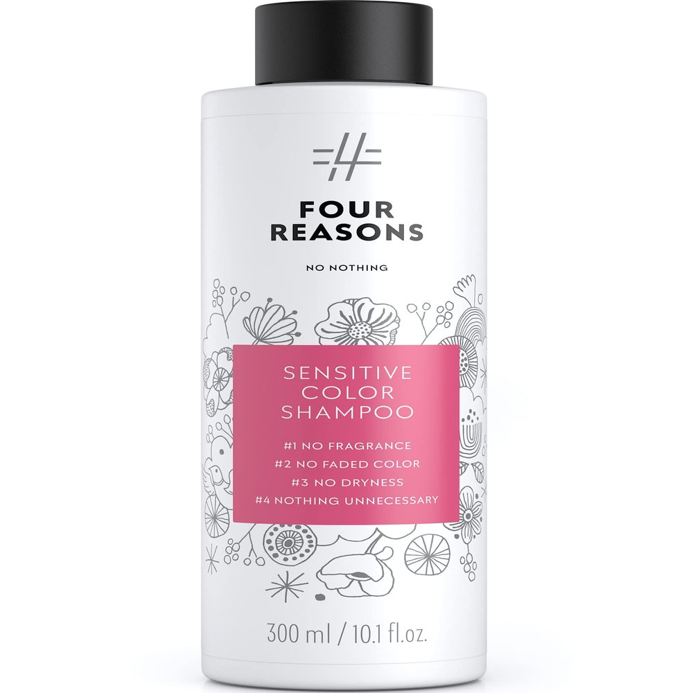 No nothing Sensitive shampoo for color treated hair - Fragrance Free - Hypoallergenic, Vegan, Paraben Free - Unscented Shampoo for Sensitive Scalp and Skin 10.15 oz
