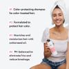 No nothing Sensitive shampoo for color treated hair - Fragrance Free - Hypoallergenic, Vegan, Paraben Free - Unscented Shampoo for Sensitive Scalp and Skin  10.15 oz view 3