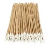 200 PCS 6" Long Wooden Handle Cotton Swabs Cleaning Applicators Sturdy Gun Oil view 2