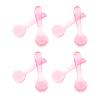 Beaupretty 8pcs Facial Exfoliator Pore Scrub Brush Gentle Face Cleaning Tools for Deep Cleansing Exfoliation Versatile Makeup Nail Brush Random Colors