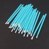 100 Pcs Disposable Makeup Lip Brushes Lipstick gloss brush Lip Gloss Applicators with Soft Brush Head PYO Cookie Paint Brushes mini paint brushes for cookies (Blue) view 1