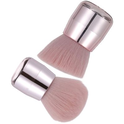 Beaupretty 2pcs Mushroom Shape Makeup Brush Portable Loose Powder and Foundation Brush for Professional and Home Use Material for Full Coverage and Blending