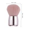 Beaupretty 2pcs Mushroom Shape Makeup Brush Portable Loose Powder and Foundation Brush for Professional and Home Use Material for Full Coverage and Blending view 2
