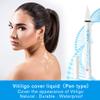 BINBEIV Vitiligo Cosmetic Camouflage Liqui, Cover appearance of Skin Depigmentation, Natural-Durable-Waterproof, Makeup Cover Waterproof, Used on face, hands and body view 2