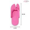 Chitra Artworks - Spa and Hotel Accessories, Guest House Kit Guest Room Free Size 5MM Sole Filp Flop Slipper - Sky (Pack of, Pink, Medium view 4