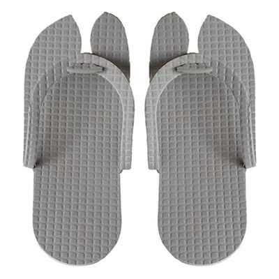 Chitra Artworks - Spa and Hotel Accessories, Guest House Kit Guest Room Free Size 5MM Sole Filp Flop Slipper - Grey (Pack of, Grey, Medium