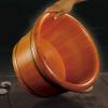 Foot Baths Foot Bath Home Oak Foot Bath Bucket Solid Wood Footbath Barrel with Cover Foot Baths Spas (Color : Brown, Size : 31.52642cm) view 3