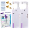 Firstomato 2PCS Disposable Ear Piercing Kit Ear Piercing Gun Self Use Ear Piercings Kit Cartilage Piercing Gun with Hypoallergenic Earrings(3mm,24kt Gold) view 1