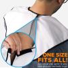 Beard Apron Beard Bib Hair Catcher mens gifts for birthday unique husband gifts With 2 Suction Grooming Accessories For Men For Sink Shaving And Trimming (White) view 3