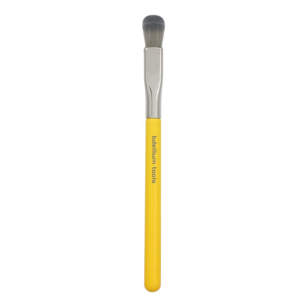 Bdellium Tools Professional Makeup Brush - Studio Series 792 Eye Double Dome Blender - With Soft Synthetic Fibers, For Effortless Application and Blending (Yellow, 1pc)