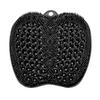 BESKAR Larger Shower Foot Scrubber Mat with Non-Slip Suction Cups- Cleans, Smooths, Exfoliates & Massages your Feet Without Bending, Improve Foot Circulation & Soothes Tired Feet- Black view 1
