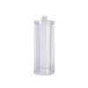 Acrylic Cotton Swab Makeup Organizer Storage Box Portable Container Make Up Cotton Pad Holder Cosmetics Organizer view 1