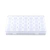 Acrylic Cotton Swab Makeup Organizer Storage Box Portable Container Make Up Cotton Pad Holder Cosmetics Organizer view 1
