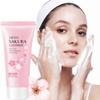 Face Sakura Cleanser Deep Cleaning Foaming Cream Repairing Deep Cleansing Moisturzing Balance Oil Water view 1