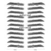 Aresvns Eyebrow Tattoo for Men!Realistic Fake Tattoo Eyebrows 88 Pairs Black,Popular 4D Imitation Eyebrows Transfer Stickers,Suitable Sizes Christmas Gift view 2