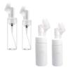 4pcs Foaming Soap Pump Bottle Brush Manual Face Cleansing Brush Cosmetic Bottle Facial Wash Gel Cleansing Milk view 1