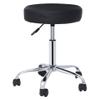 Nouva PU Leather Round Rolling Stool Chair w/Foot Rest- Height Adjustable Hydraulic Swivel Stools Round PU Leather Stools Workbench Stool Desk Stool Beauty Massage Tattoo Home Office Bar view 3