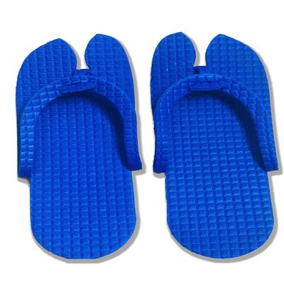 Chitra Artworks - Spa and Hotel Accessories, Guest House Kit Guest Room Free Size 5MM Sole Filp Flop Slipper (Blue)
