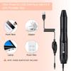COSITTE Electric Nail Drill, USB Electric Nail Drill Machine for Acrylic Nails, Portable Electrical Nail File Polishing Tool Manicure Pedicure Efile Nail Supplies for Home and Salon Use Black view 2