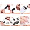 COSITTE Electric Nail Drill, USB Electric Nail Drill Machine for Acrylic Nails, Portable Electrical Nail File Polishing Tool Manicure Pedicure Efile Nail Supplies for Home and Salon Use Black view 4