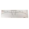 50pcs Microblading Accesories Accurate Permanent Makeup Eyebrow Shaping Tools Measurement Ruler Sticker For Microblading 3D Eyebrow view 4